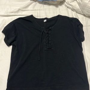 Cross-Tie Black Old Navy Shirt